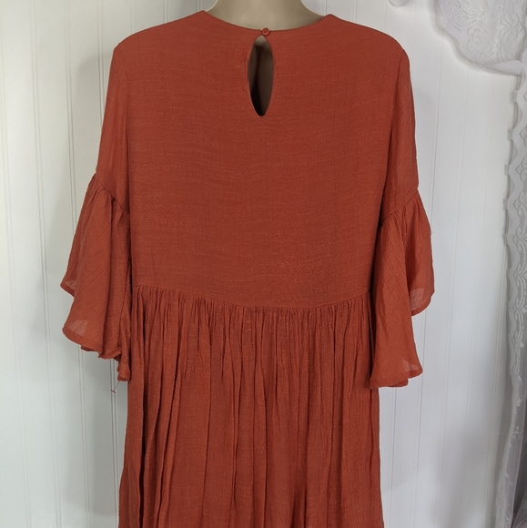 UMGEE Boho Bliss Embroidered Swing Dress Sz S - Picture 8 of 12